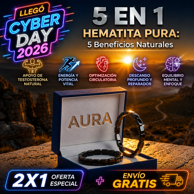 Pulsera de HEMATITA Original Energia Natural