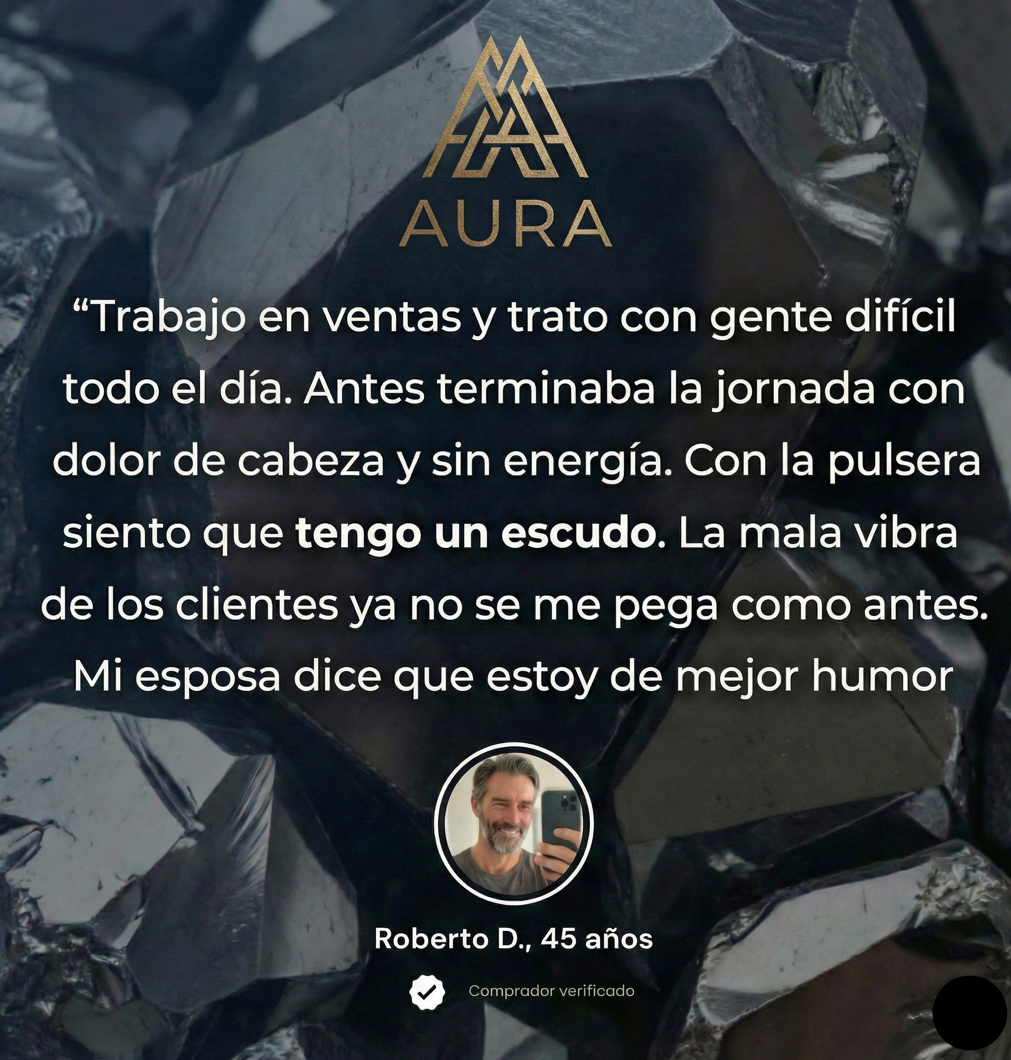 Pulsera de HEMATITA Original Energia Natural