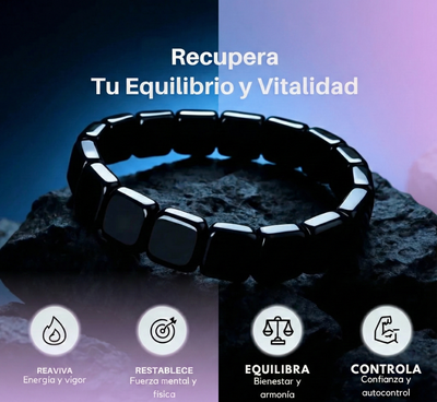Pulsera de HEMATITA Original Energia Natural